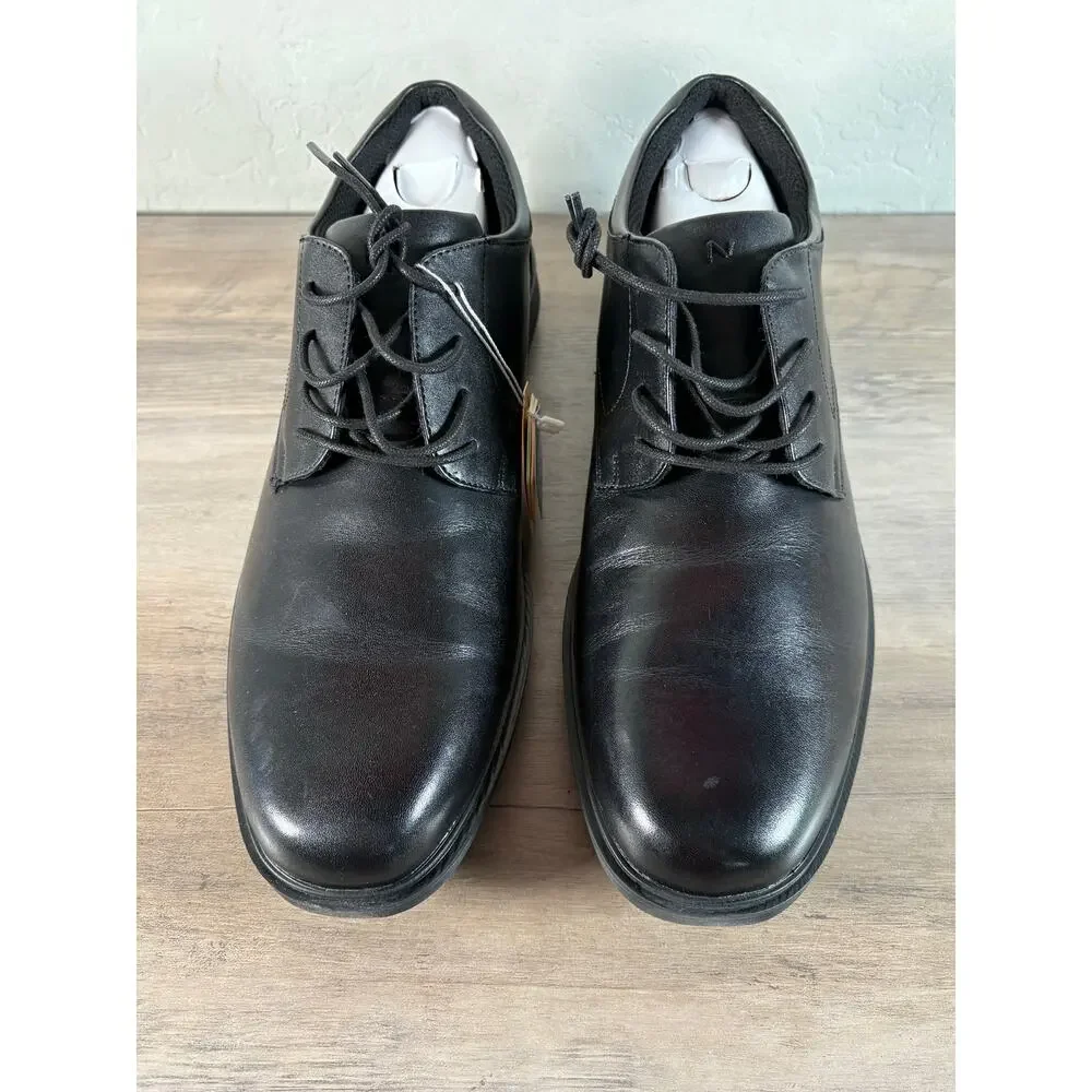 Nunn Bush Men's Pro Plain Toe‎ Leather Oxford Dress Shoe Men's Size 10.5 XW NWOB