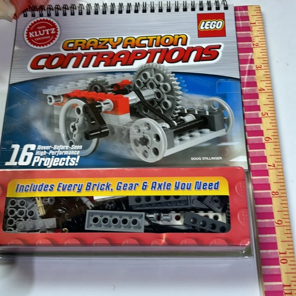 Lego klutz book 2008 Klutz LEGO Crazy Action Contraptions BOOK NEW LEGO BOOK