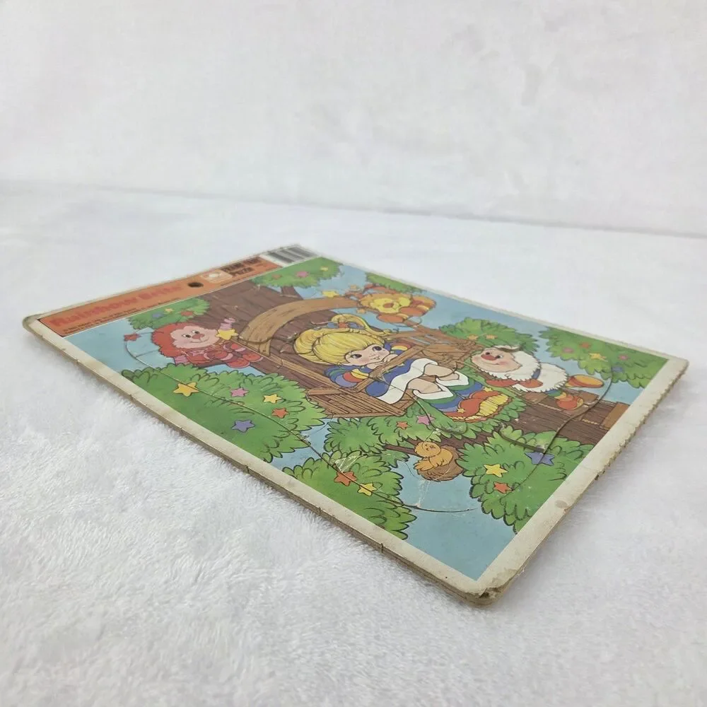 Vintage 1983 Rainbow Brite 12 Piece Frame Tray Puzzle Golden Complete