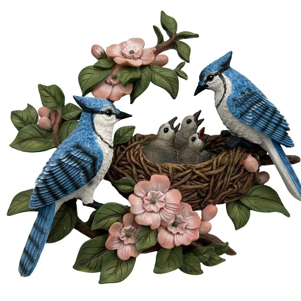 The Bradford Exchange Spring Awakenings Blissful Blue Jays Bird Enthusiasts