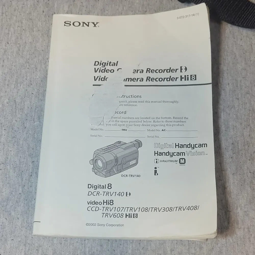 Sony dcr trv140