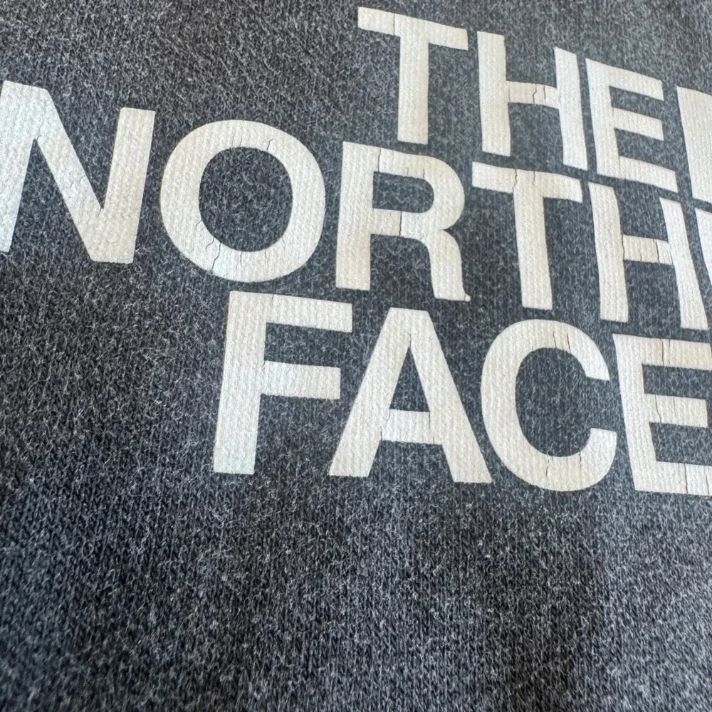The North‎ Face Mens Grey Never Stop Exploring Graphic Pullover Hoodie Size M