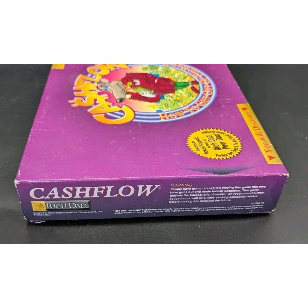 Rich Dad Poor Dad Cashflow Investing 101 Board Game Complete