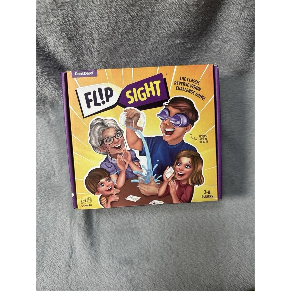 Dan&Darci Flip Sight Reverse VisionChallenge Game for Kids and Families‎