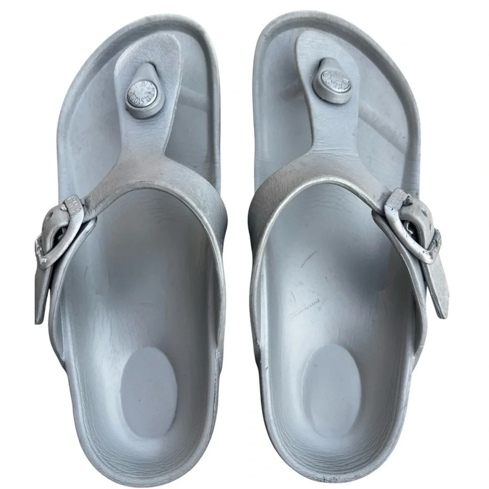 Birkenstock Kids Silver Sandals 2