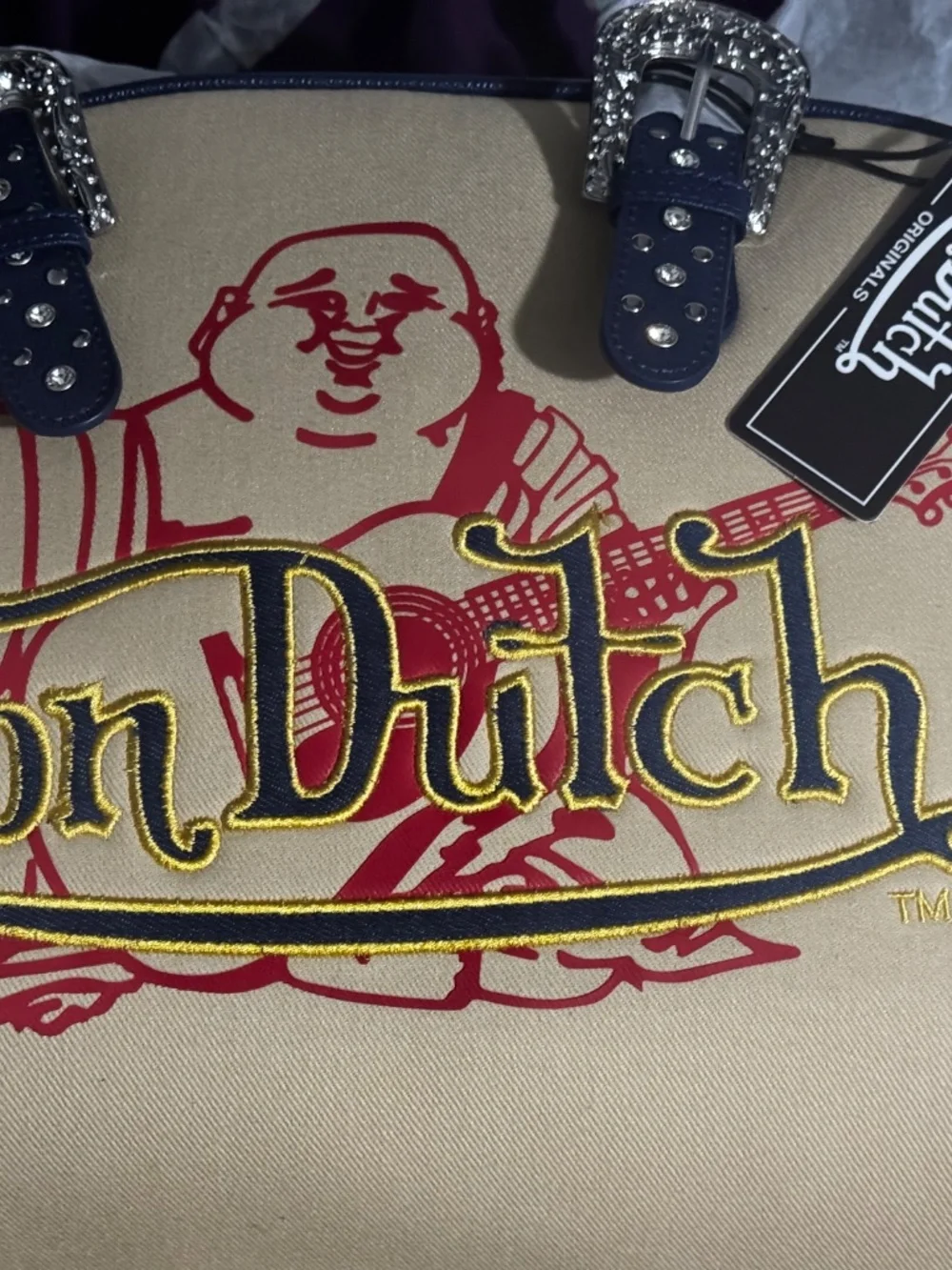 Von Dutch/ True Religion satchel interior