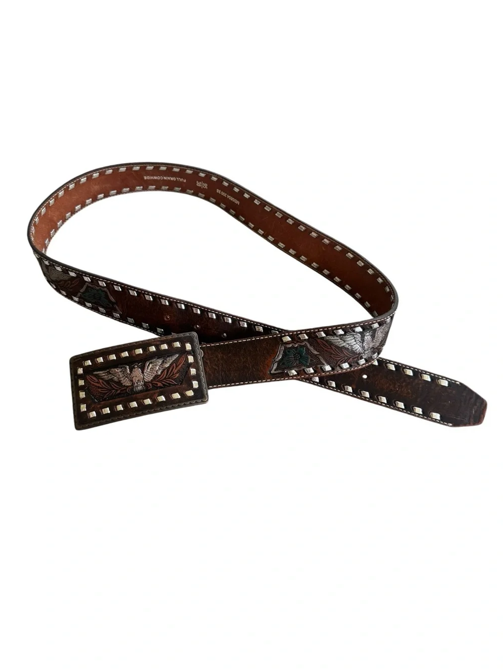 Fossil western leather