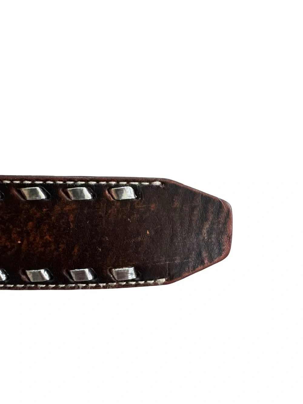 Fossil western leather