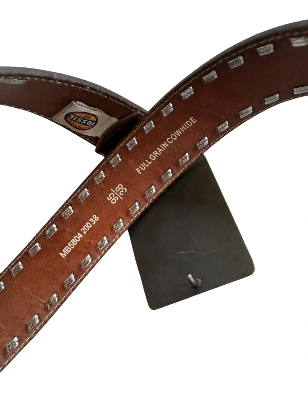 Fossil western leather