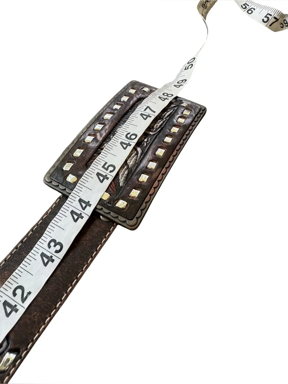 Fossil western leather