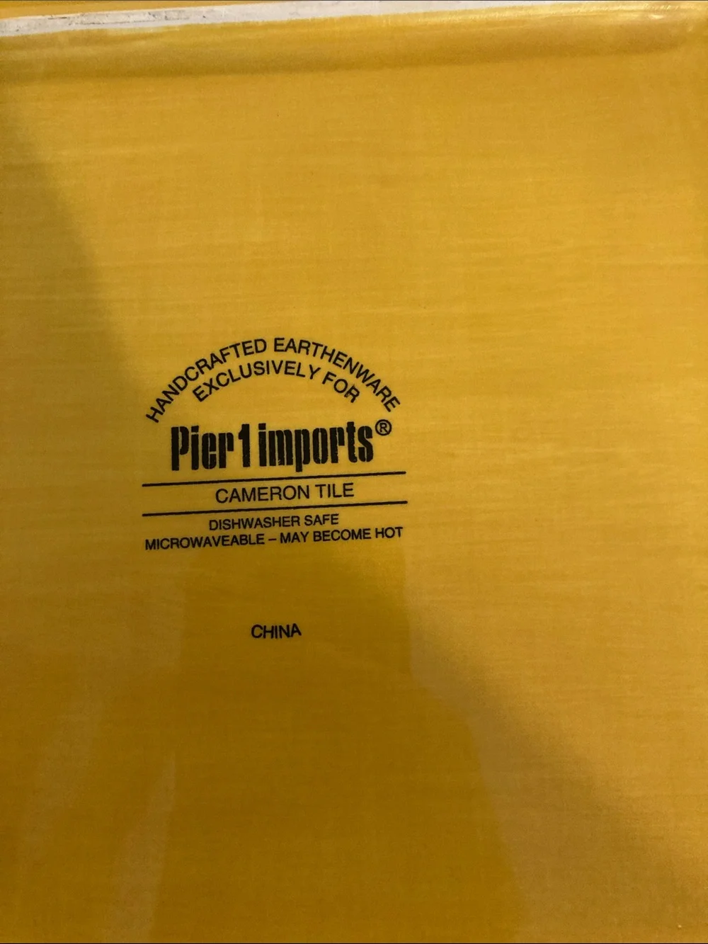 Pier 1 bold yellow