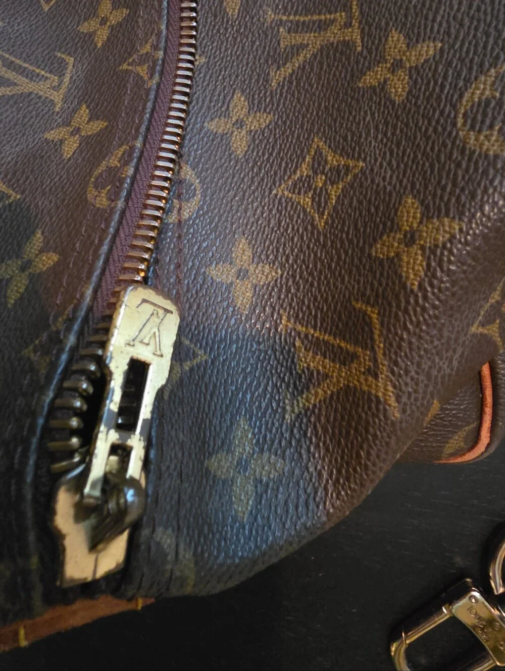 Louis Vuitton Keepall Bandoulière 55 Monogram Canvas Vintage Travel Duffel Bag