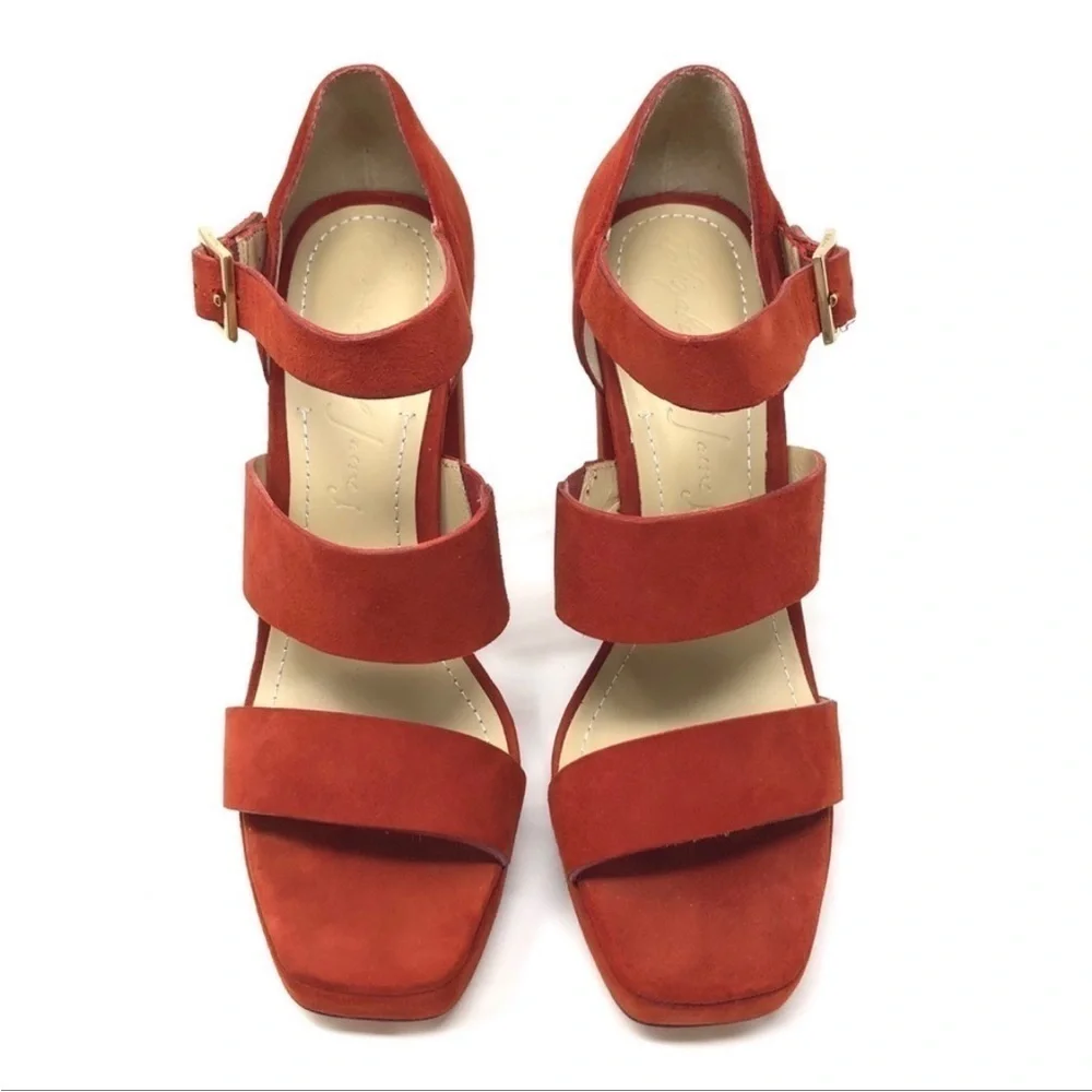 ELIZABETH & JAMES burnt orange sandales, size 9.5