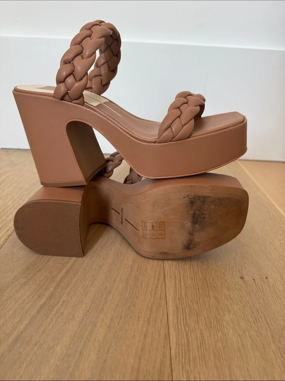 Dolce Vita braided platform