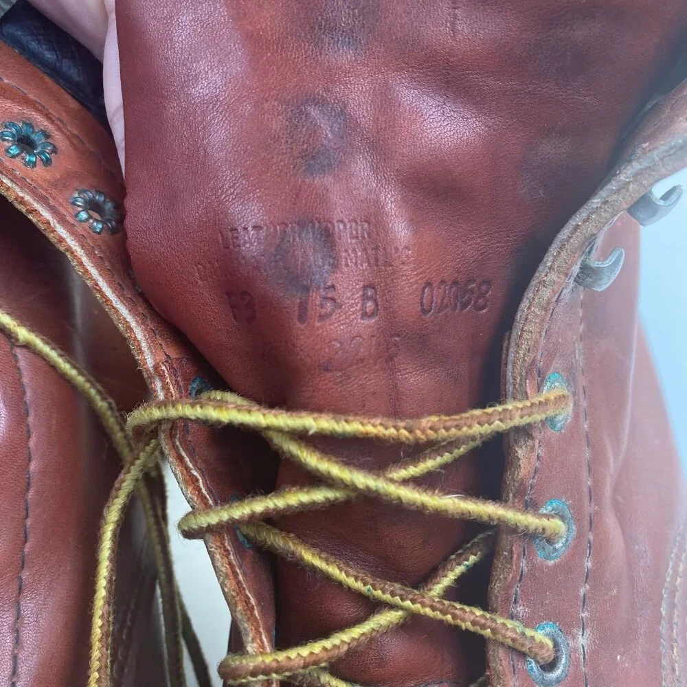 Red Wing Shoes vtg oxblood