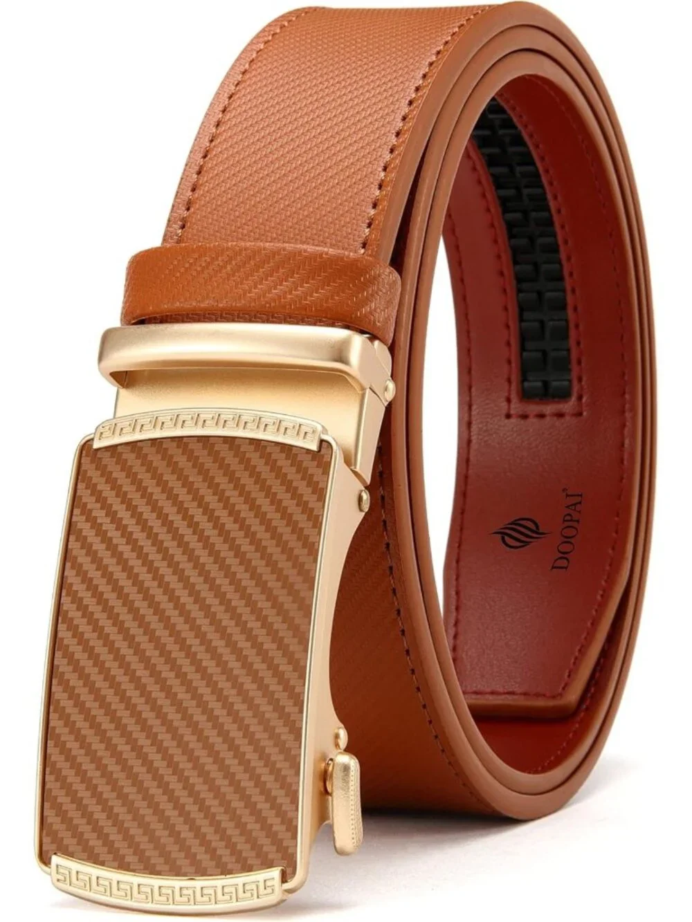 Adjustable Ratchet Dress Belt for Men - 1 3/8