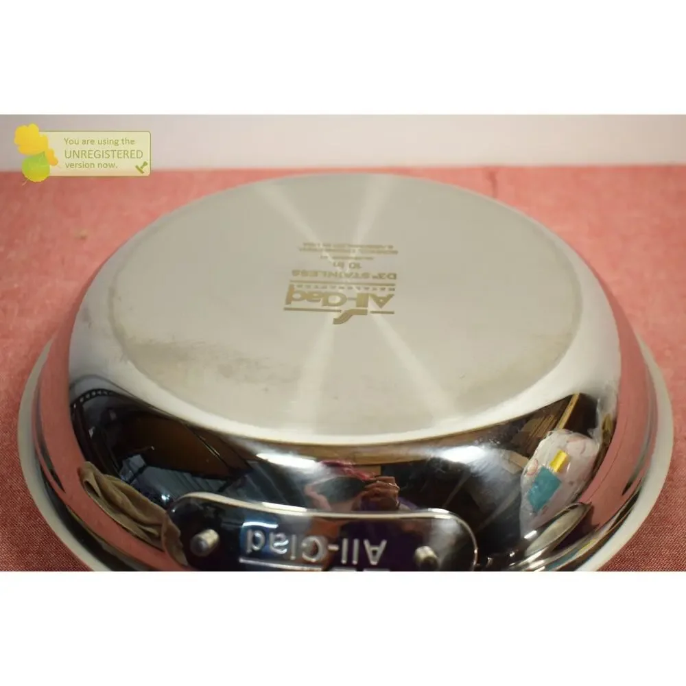 All-Clad D3 Stainless Steel 3 Ply Bonded 2pc 8