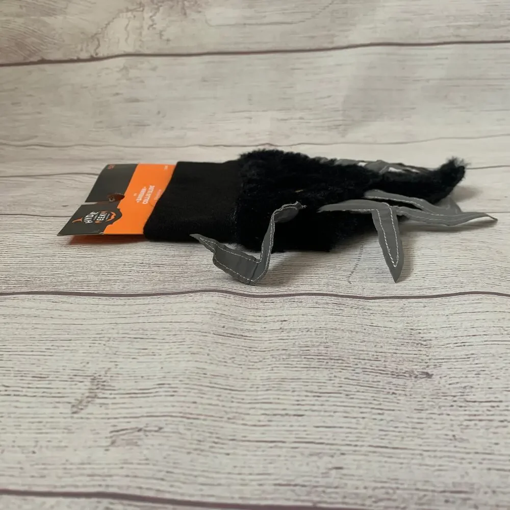 Hyde & Eek! Pet Halloween Spider Costume Collar Slide Bandana Faux Fur