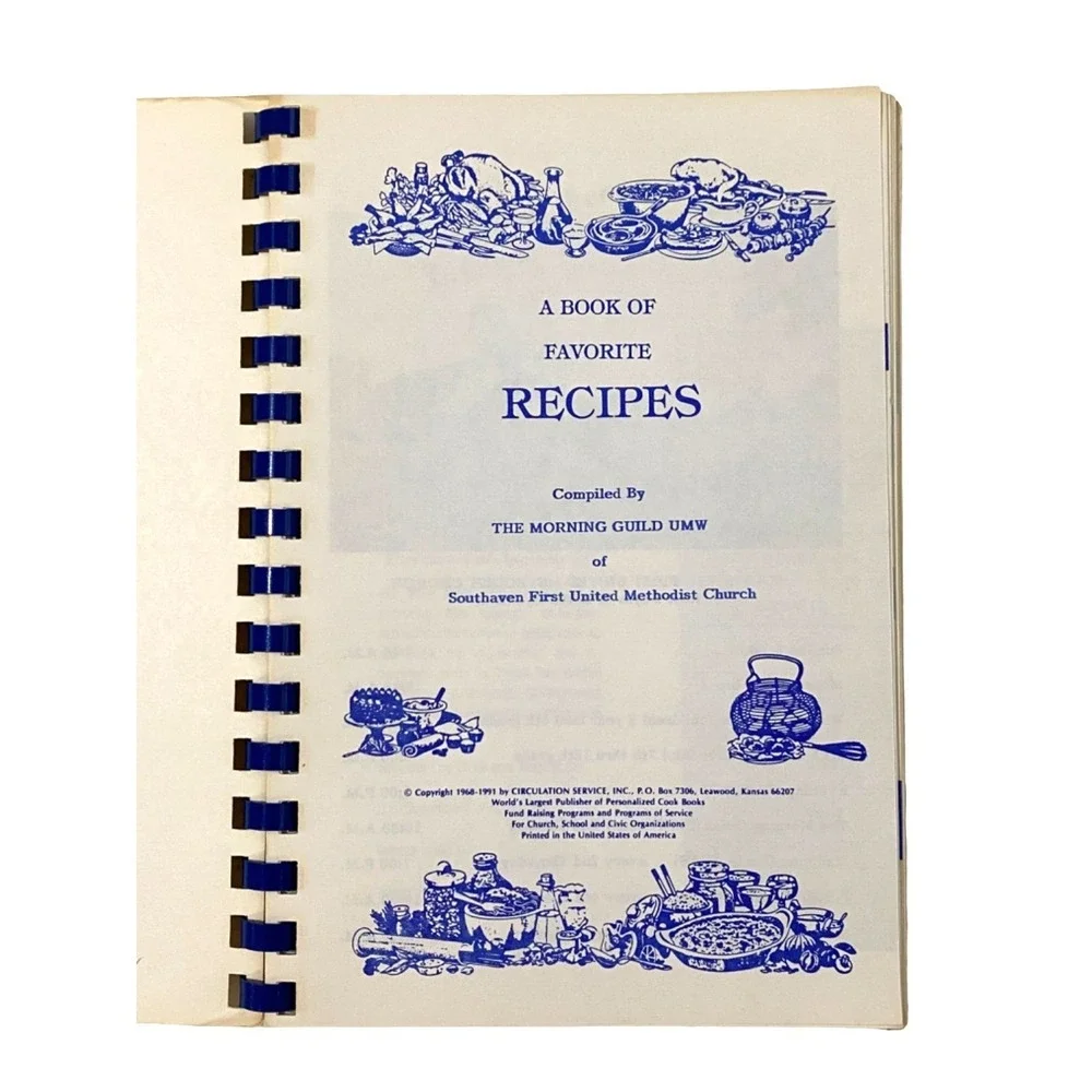 Happy Times with Home Cooking Southaven First United Methodist Church Vtg 90s