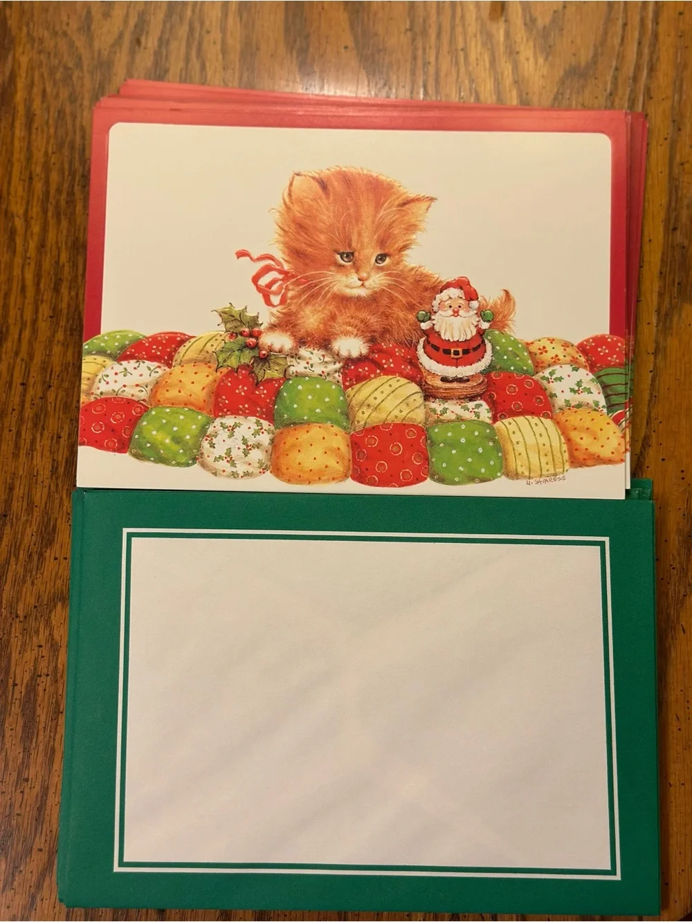 12 Unused Vintage Cards with envelopes M. Saverese
