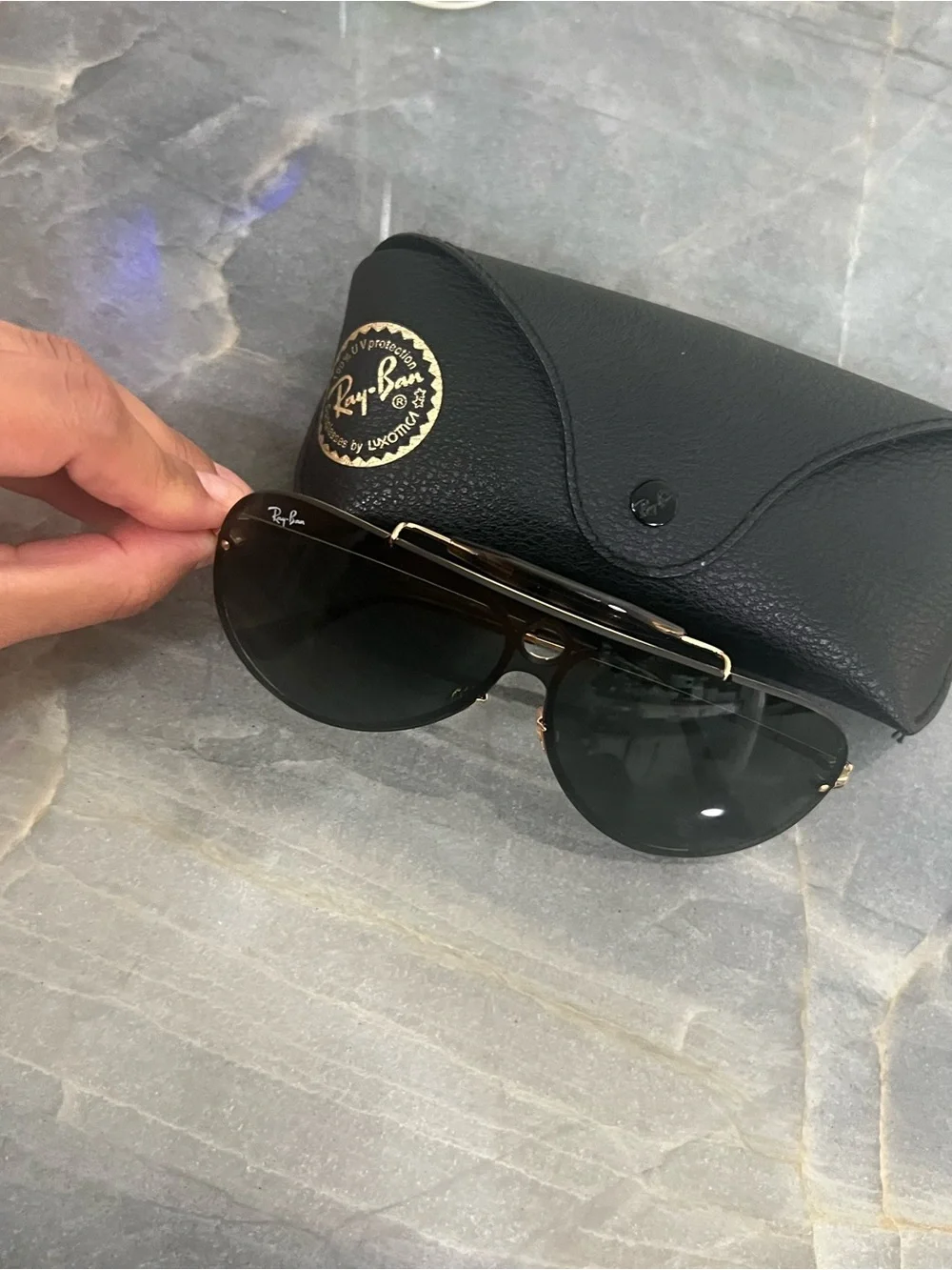 Ray-Ban aviator style