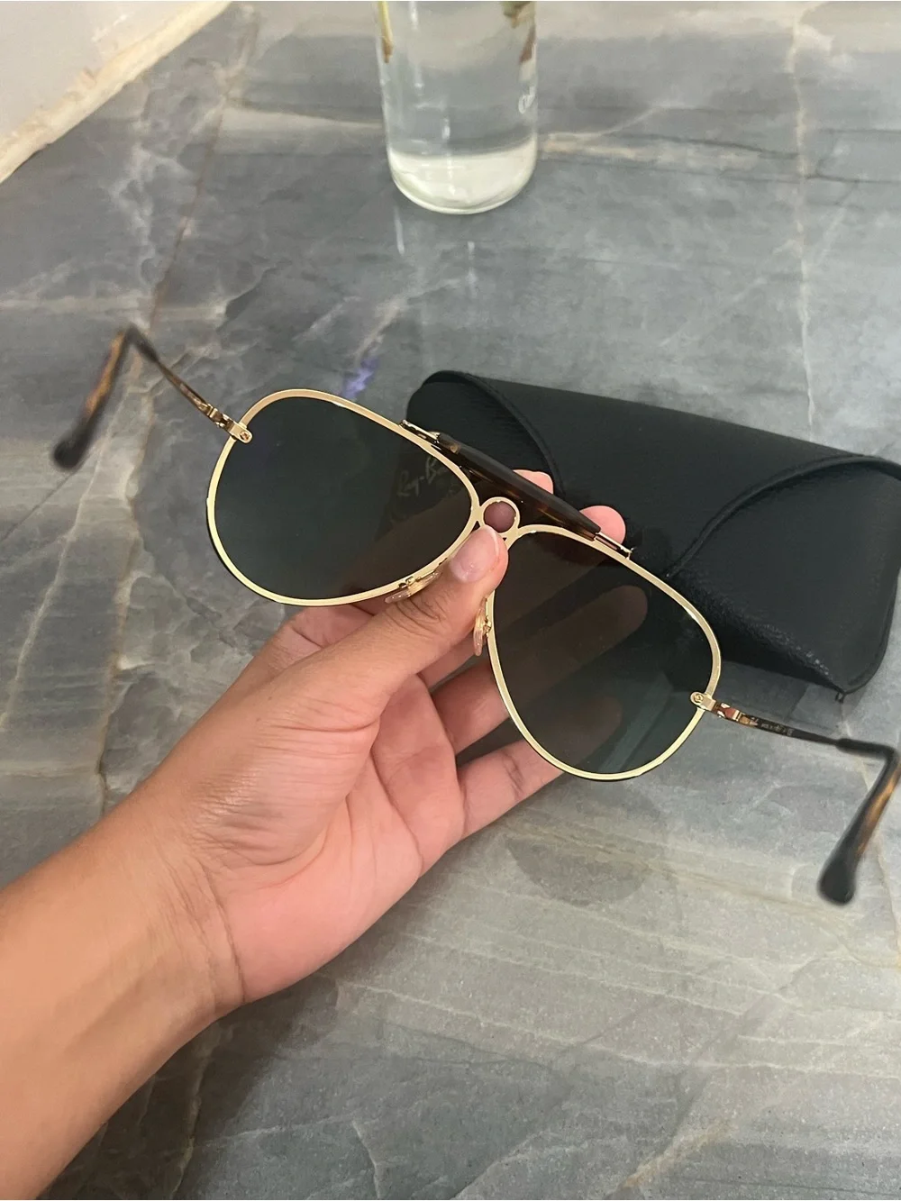 Ray-Ban aviator style