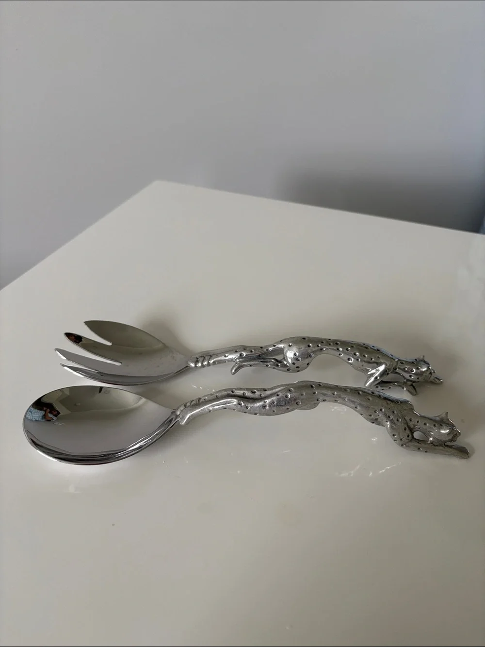 Cheetah Design  Salad Server