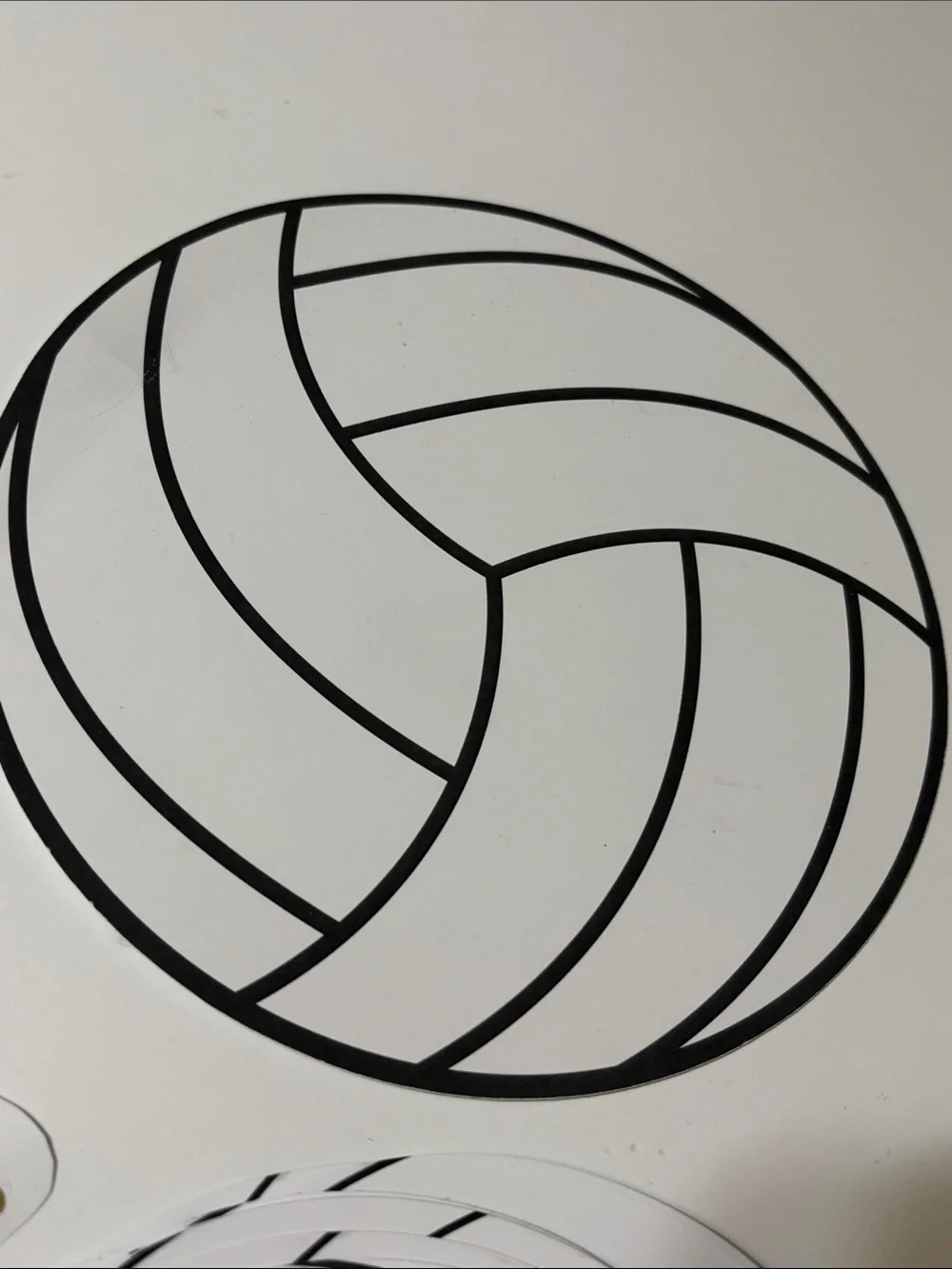 Big dot of Happiness volleyball players gold