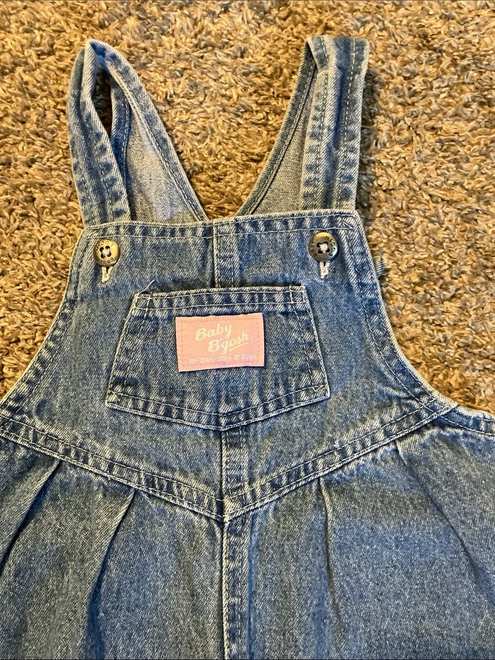 Vintage OshKosh B'gosh Vestbak Denim Kid’s Overalls