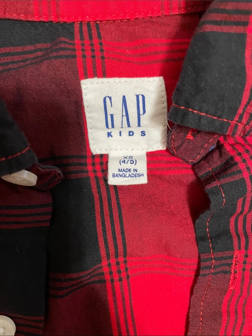 GAP kids button