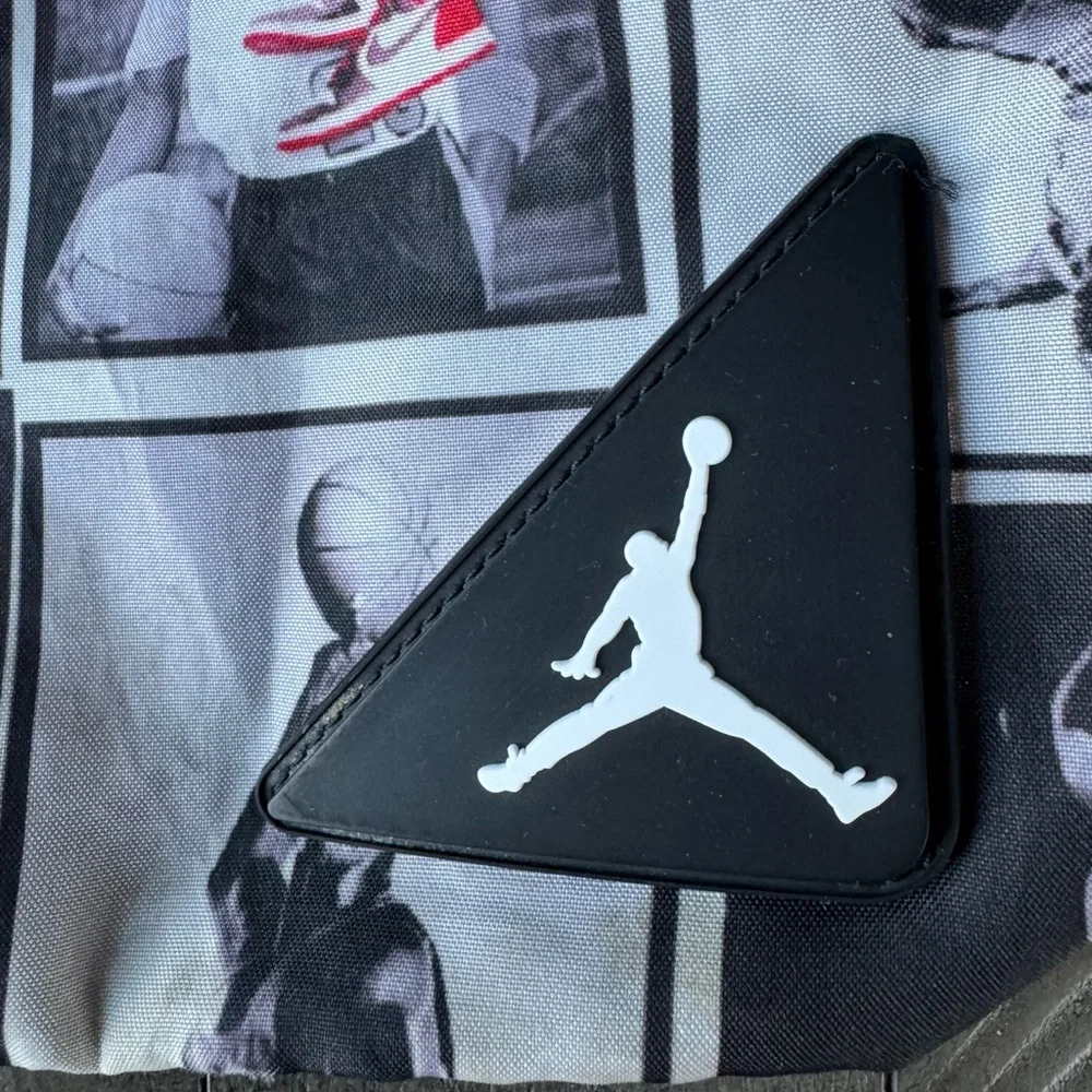 Jordan Jumpman Classics Daypack Black & White Graphic Drawstring Bag