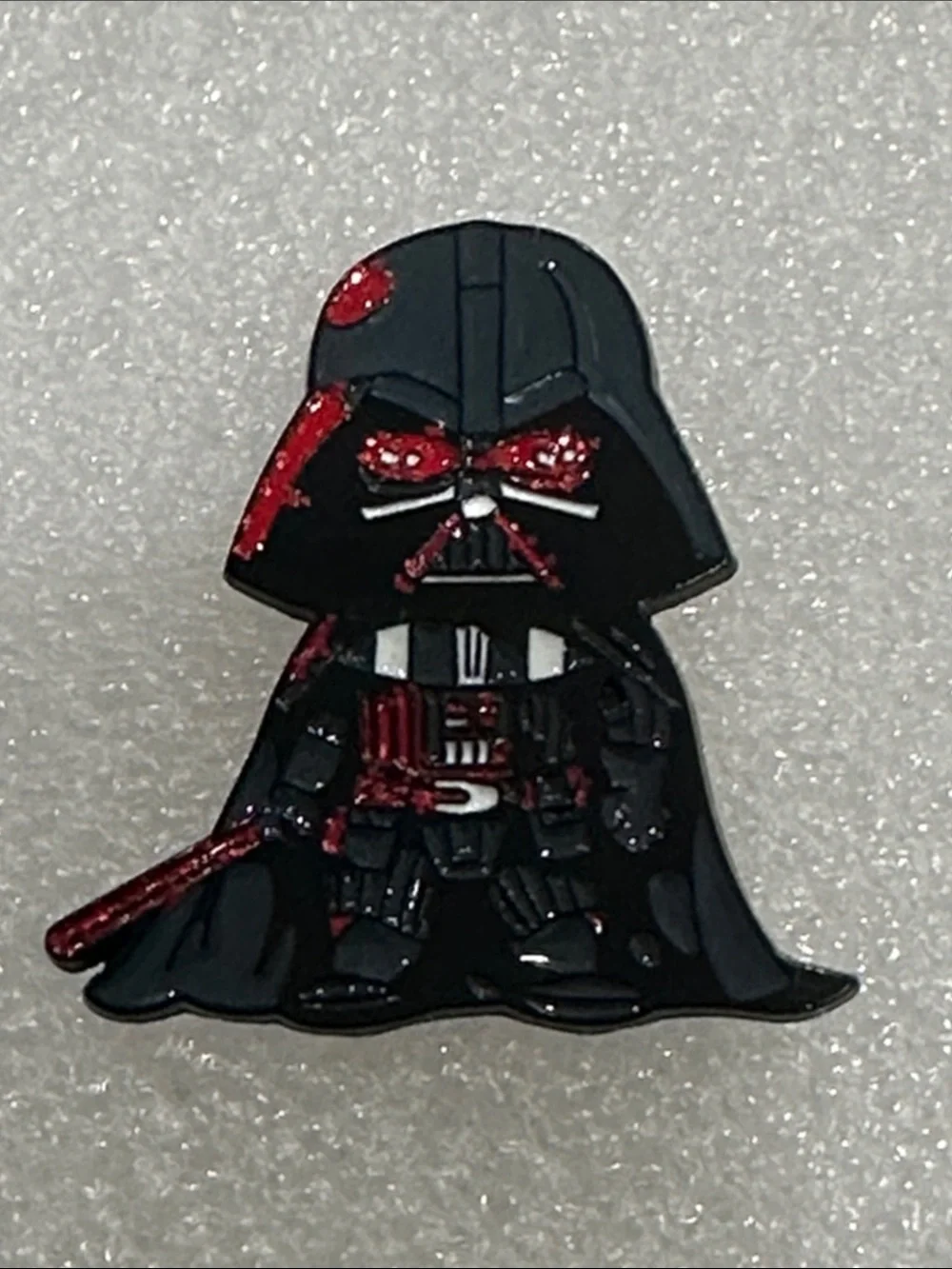 Darth Vader Red & Black Enamel Pin