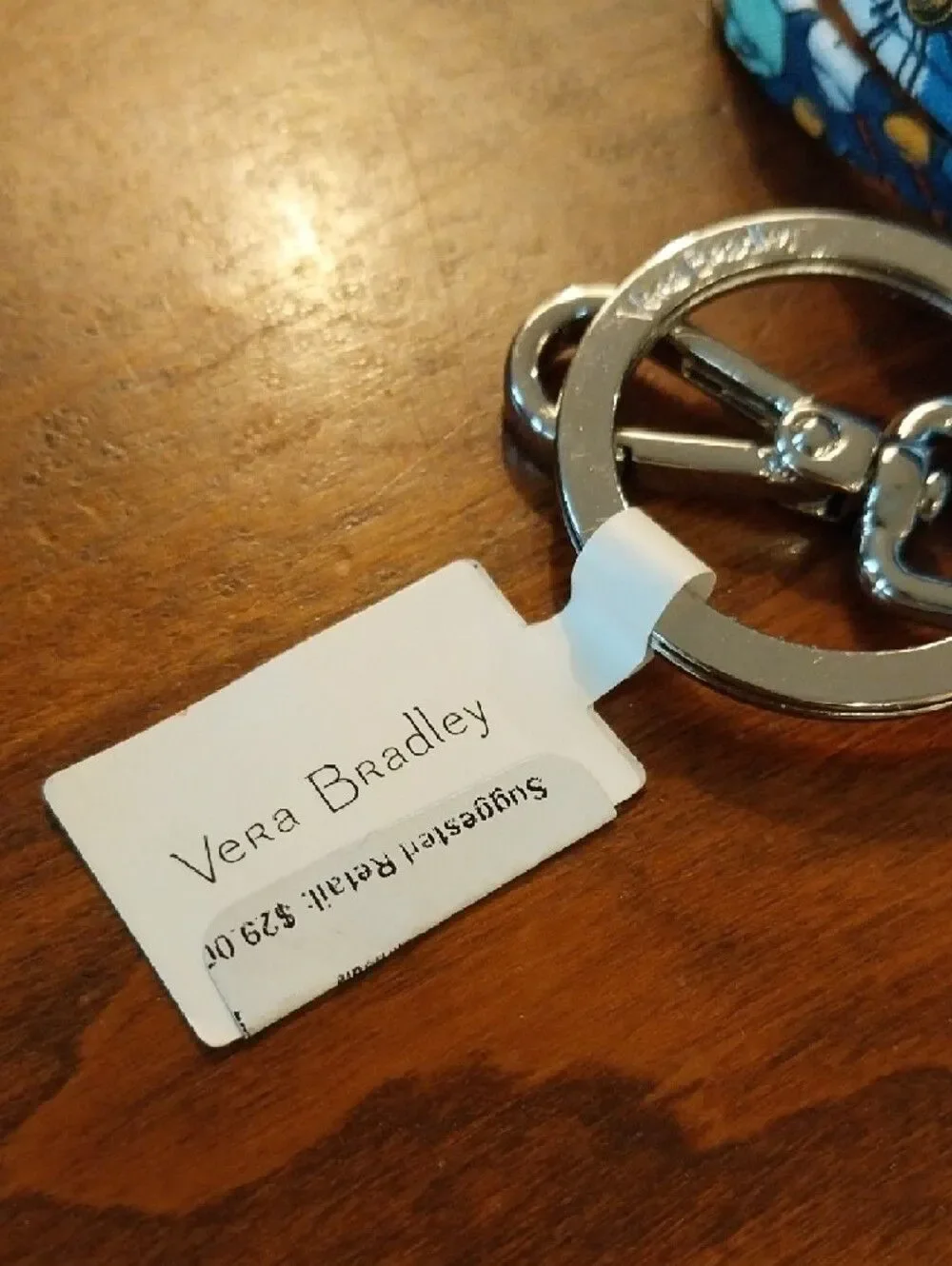 Vera Bradley quilted key