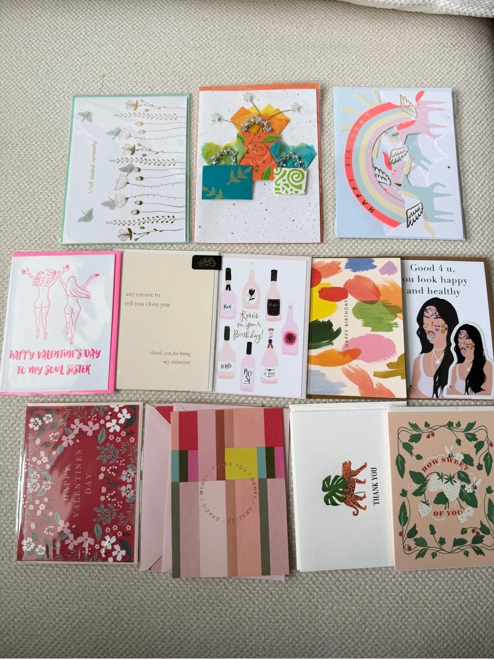 Bundle of Variety of Greeting Cards