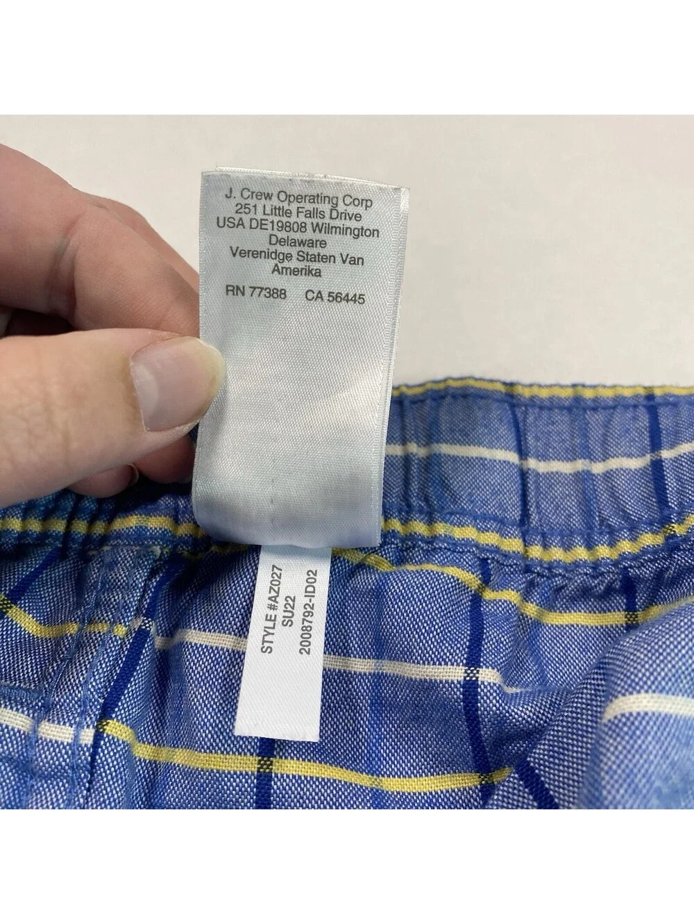 J. Crew crew broken