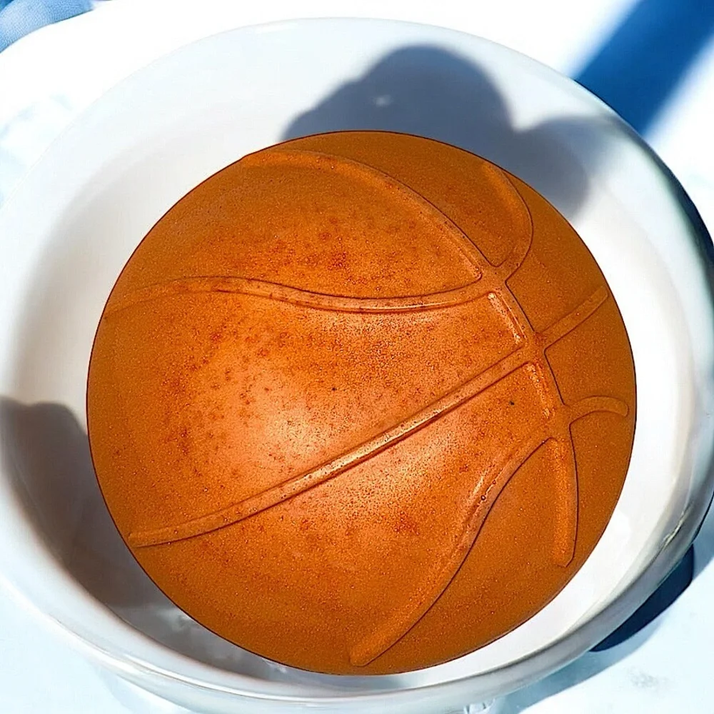 Cherry lime soap Basketball Ball LARGE 4x4in 8oz handmade shea butter base
