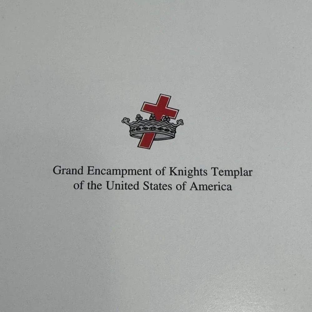 Grand‎ Encampment of Knights Templar Christmas Card Artist Robert Fobear Holiday