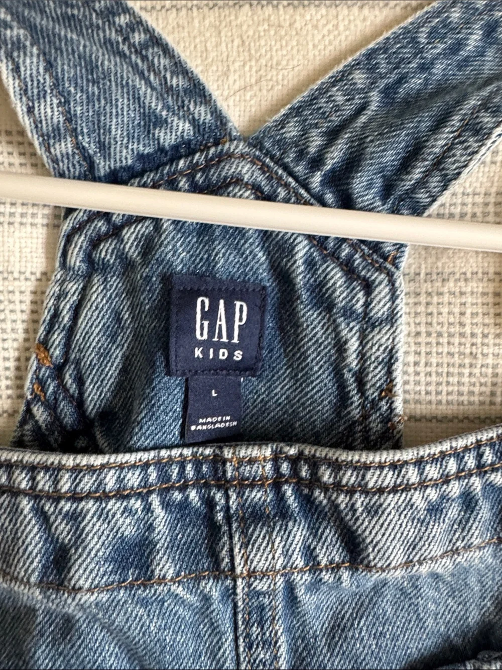 GAP Girls Blue Denim Overall Dress