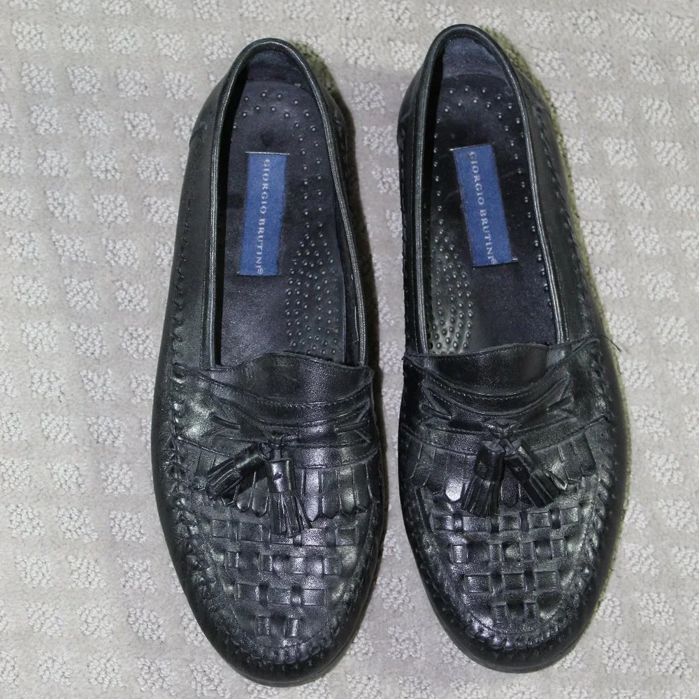 Giorgio Brutini black loafers