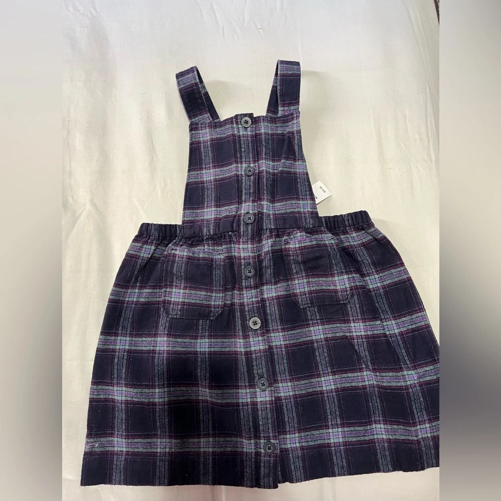 Gap Girls Plaid Flannel Jumper NWT