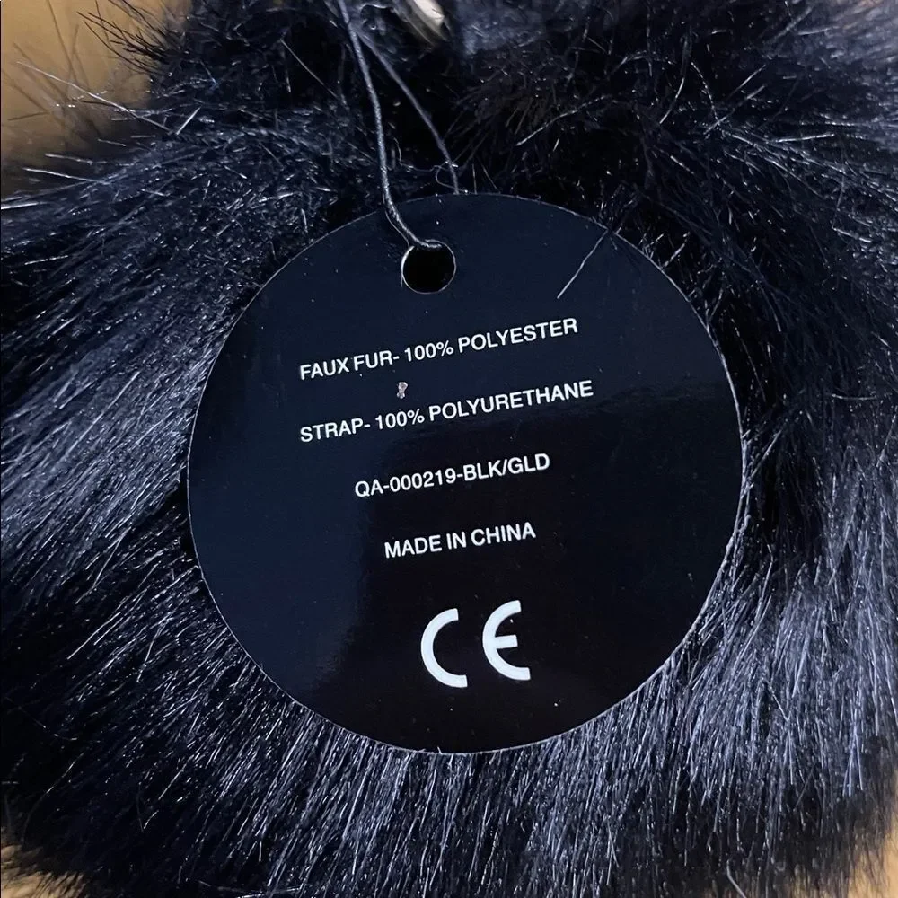 Quay Australia black fuzzy
