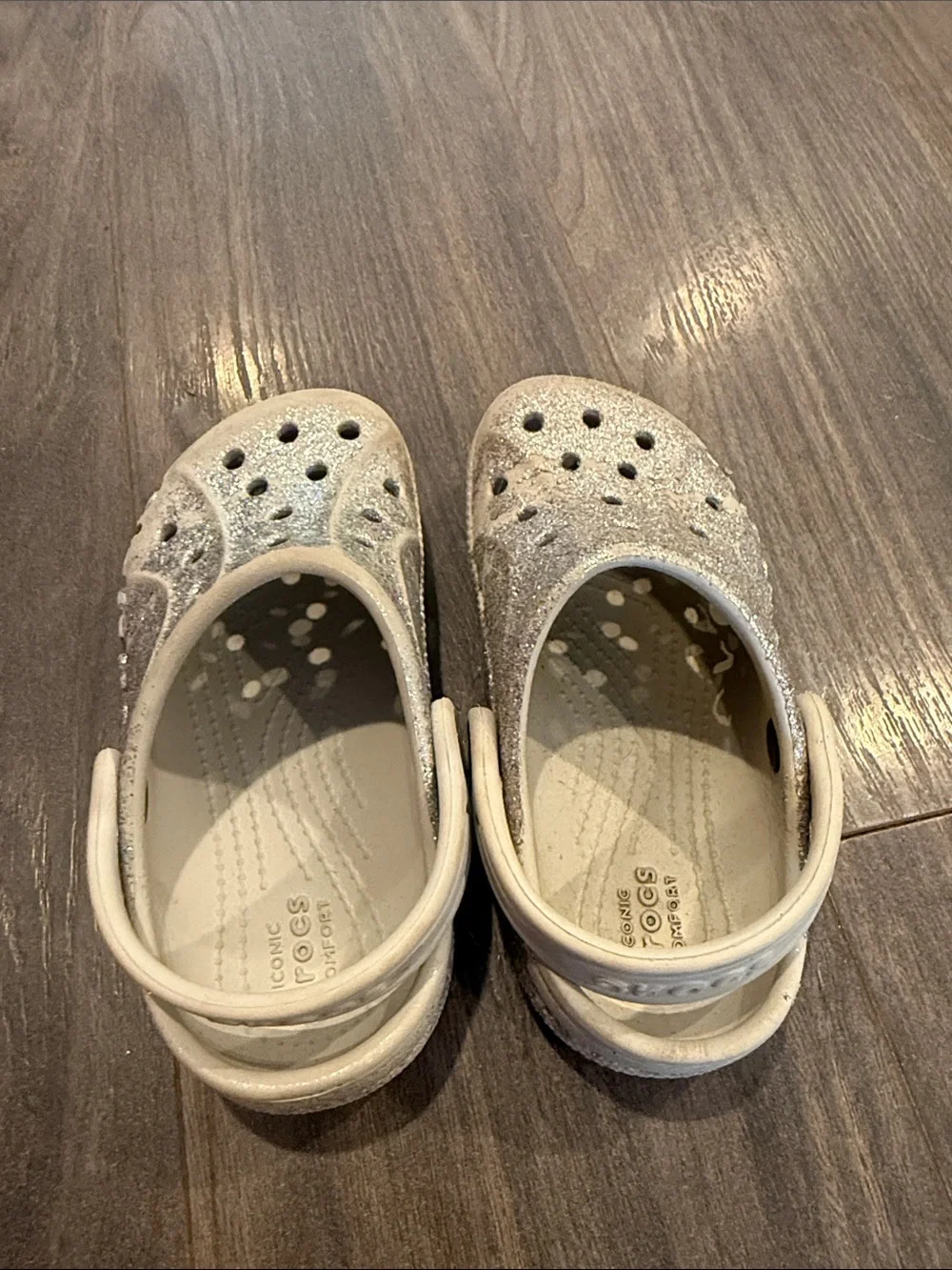 CROCS sparkling glitter