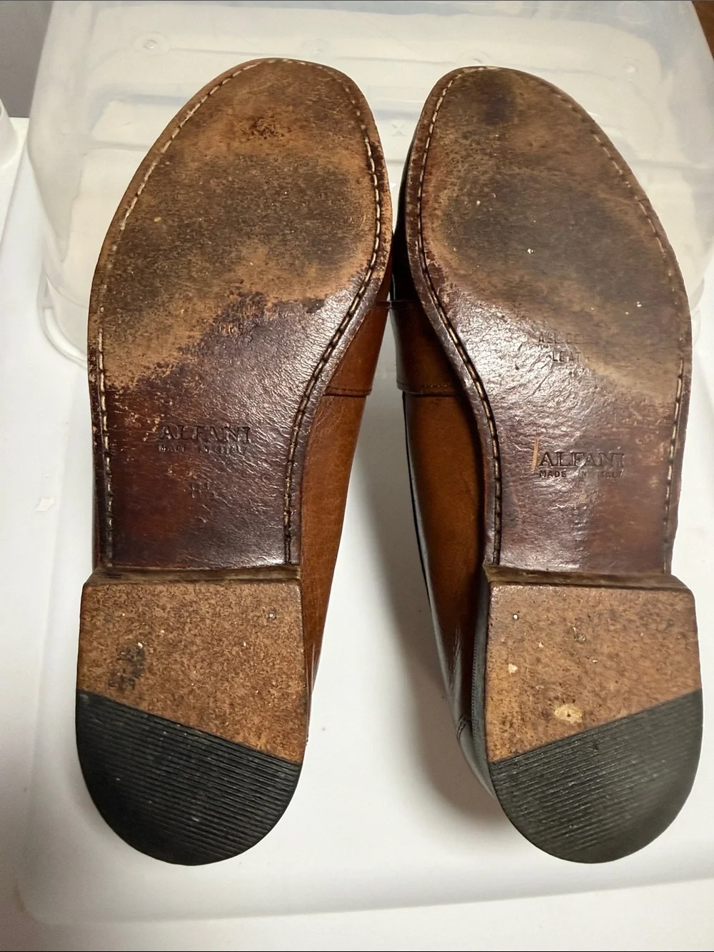 Alfani brown leather