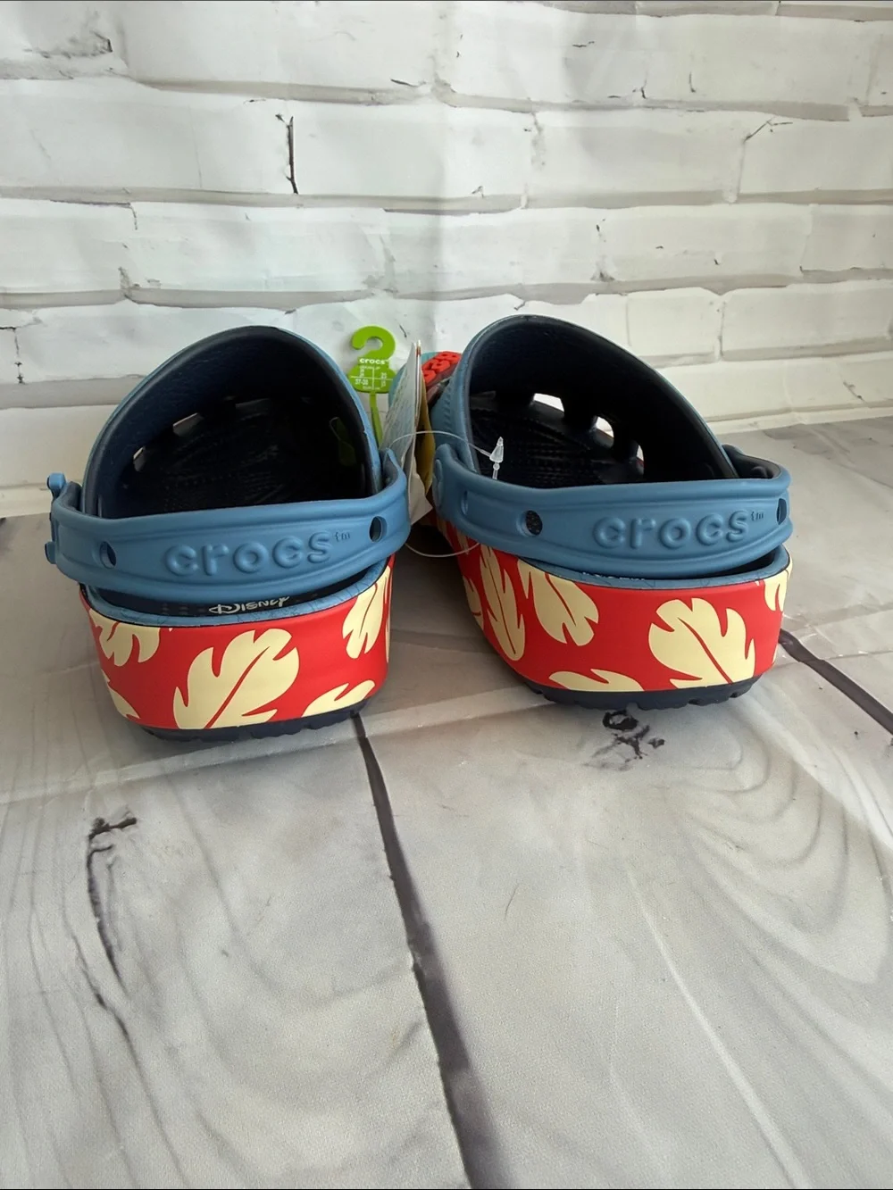 CROCS Kids Blue Disney Stitch Clogs with Character Jibbitz