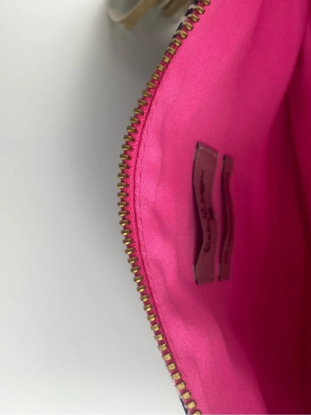Lilly Pulitzer canvas zip