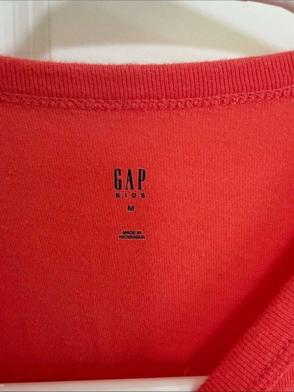 GAP Coral Long-Sleeve Logo Tee for Kids