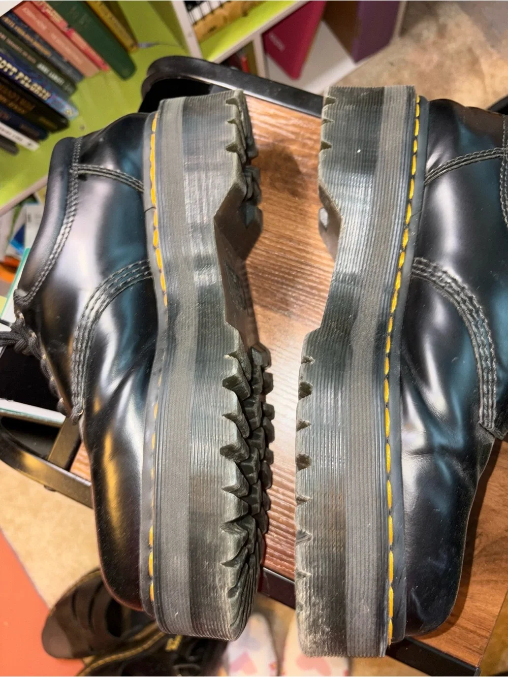 Dr. Martens yellow silhouette