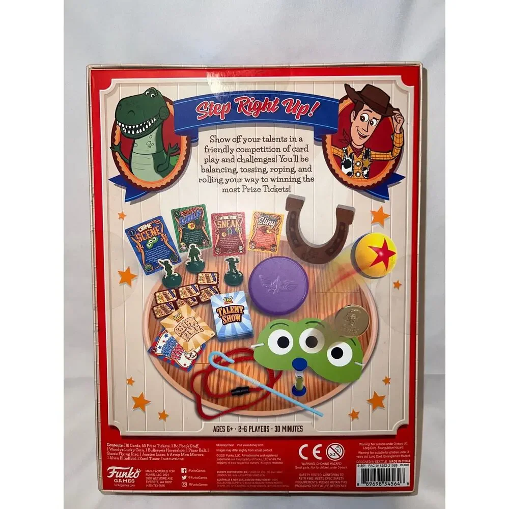 NIB Disney Pixar Toy Story Funko Games Ages 6+
