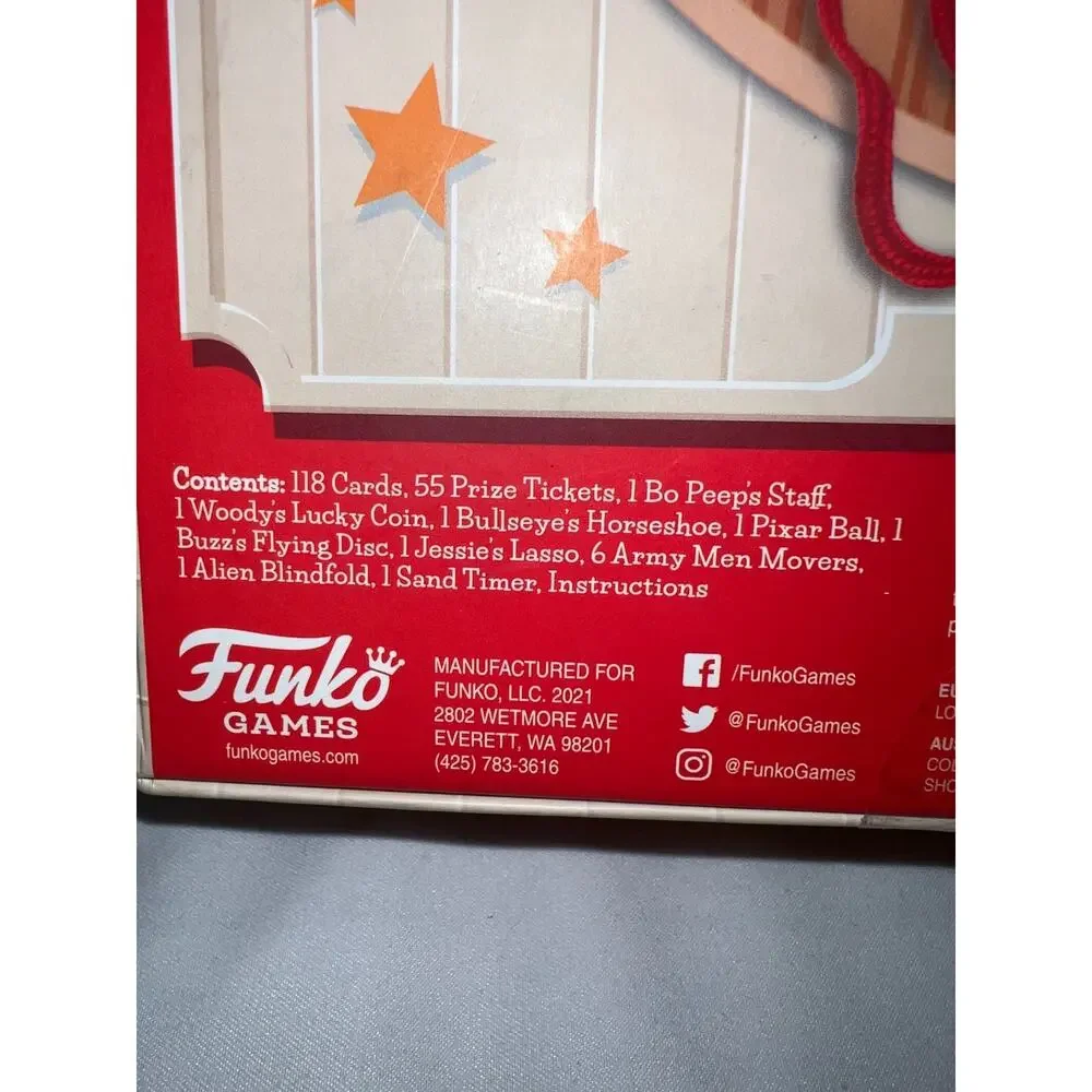 NIB Disney Pixar Toy Story Funko Games Ages 6+