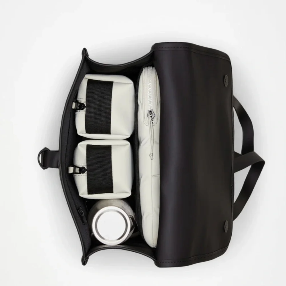 RAINS Backpack Black Waterproof Laptop Bag for Men and Women, Work Bag